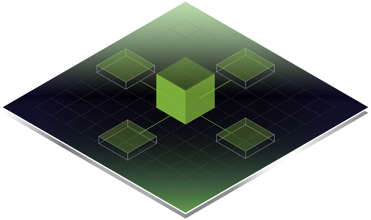 Integration layer &mdash; connected enterprise nodes